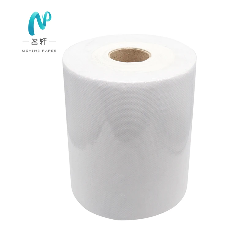 Hangzhou MingXuan Wholesale Custom High Quality Roll 18-20cm 2 Ply Roll Towel Paper