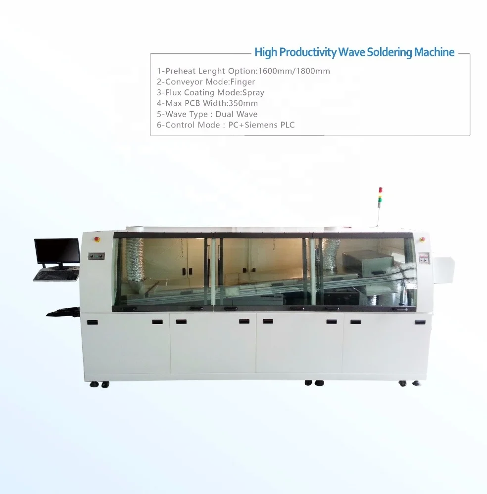 Lead free wave soldering machine