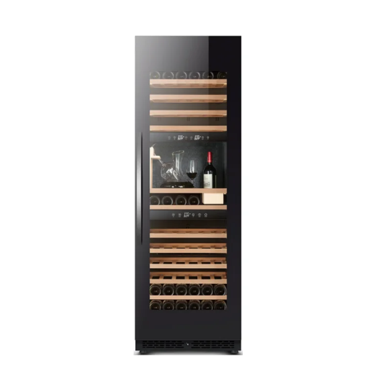 2024 Selling  166 bottles compressor cooling Free standing  wine refrigerator