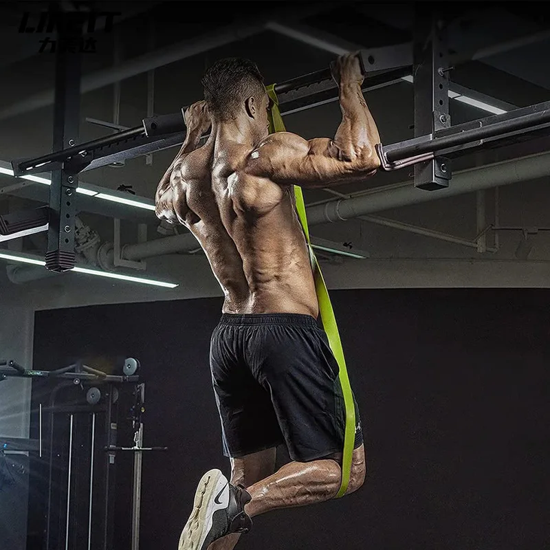 YETFUL Custom Logo Rubber Latex Strech Fitness Gym Assist Sports Workout Elastic Resistance Pull Up Bands