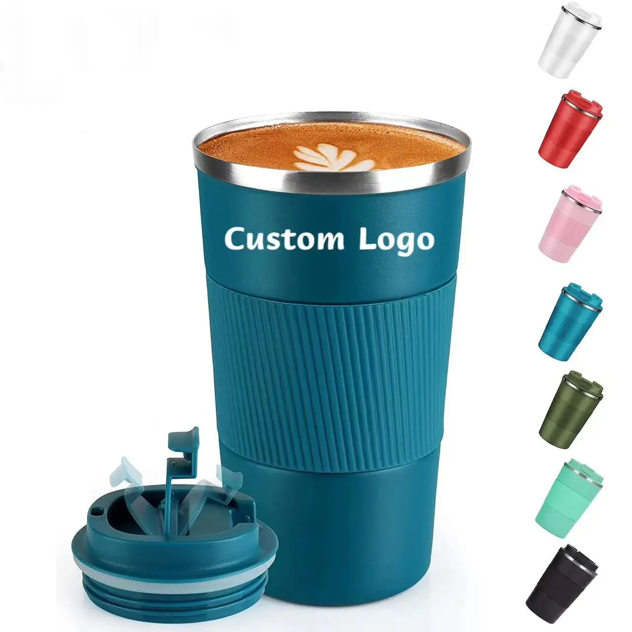 Customizable Oem Modern Design Metal 350Ml 500Ml Coffee Mug Vacuum Insulated Outdoor Pink Cup Mug