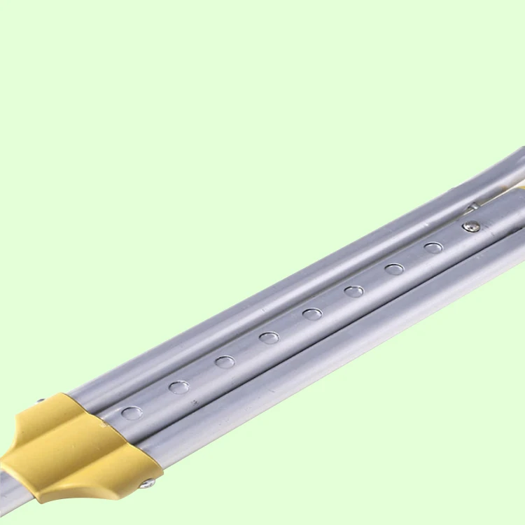 Hot Sale Manufacturer Medical Aluminum Arm Crutch Disabled Axillary Armpit Underarm Crutch Types Price