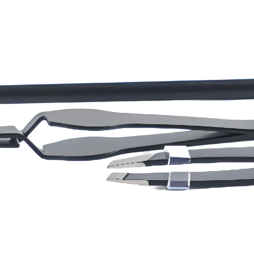 Stainless Steel Grafting Eyelash Tweezers New False Eyelash Tweezers Eyebrow Clip Eyebrow Brush Beauty Eyelash Set