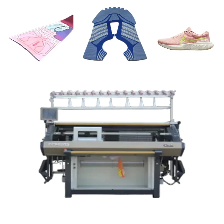 used automatic computerized flyknit shoe upper knitting machine