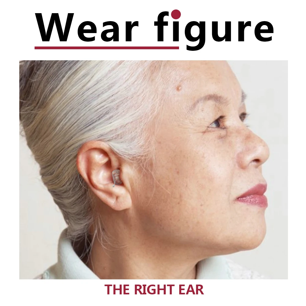 Digital Powerful 4 Channel WDRC Mini In Ear Severe Loss Invisible Mini Assist CIC Hearing Aids Battery Life 72 Hours