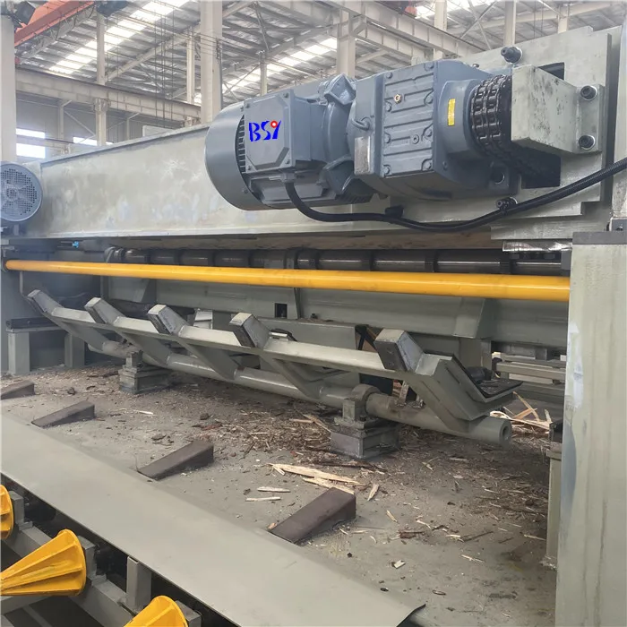 High speed  wood barking machine/birch wood log debarking machinery for veneer peeling 4feet and 8feet