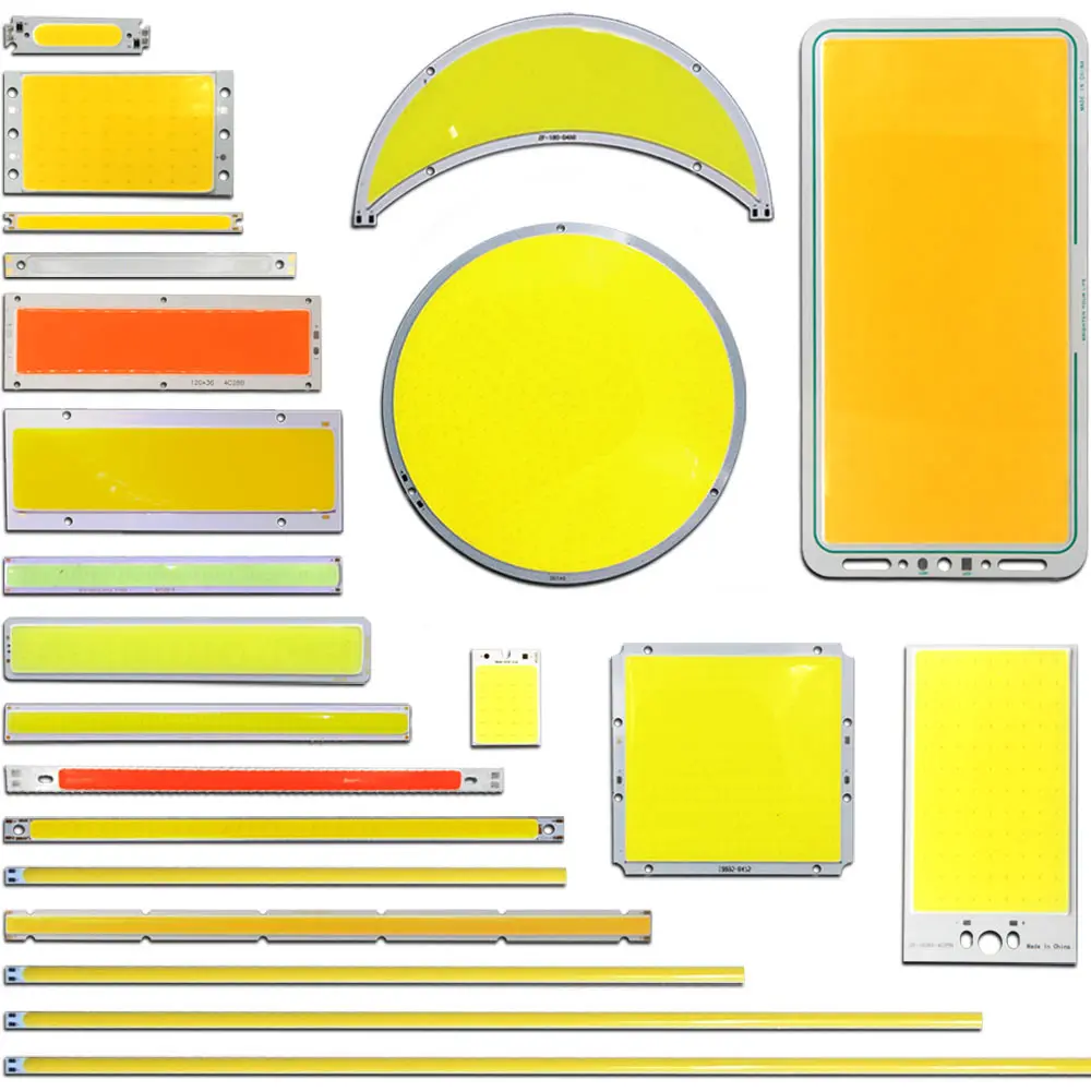 Customized LED Light 3V 5V 12V 24V warm cold white yellow green red blue color Lamp Chip LED COB Bulb