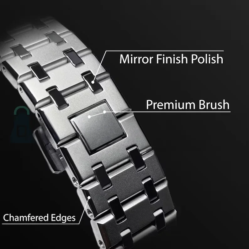 HOT selling purple 4th GA2100/2110 casioak Watch Case DIY Stainless Steel Watch Strap for GSHOCK Mod