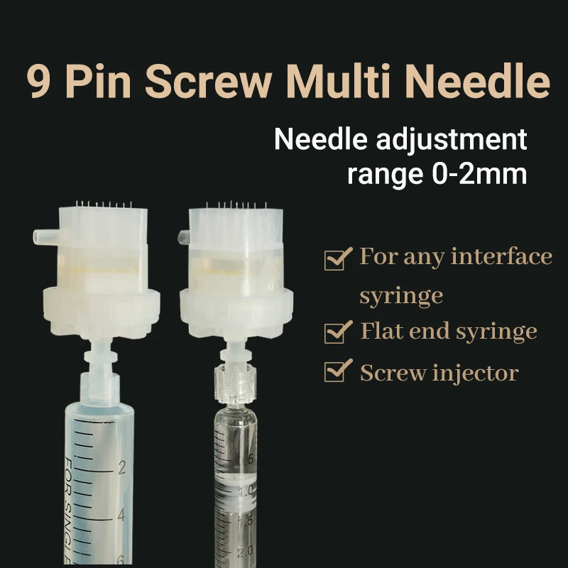 automatic injector mesotherapy adjustable 9 pin crystal multi needle