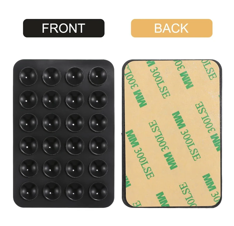 Silicone Suction Phone Case Adhesive Mount Hands-Free Strong Grip Holder for Selfies and Videos  Durable