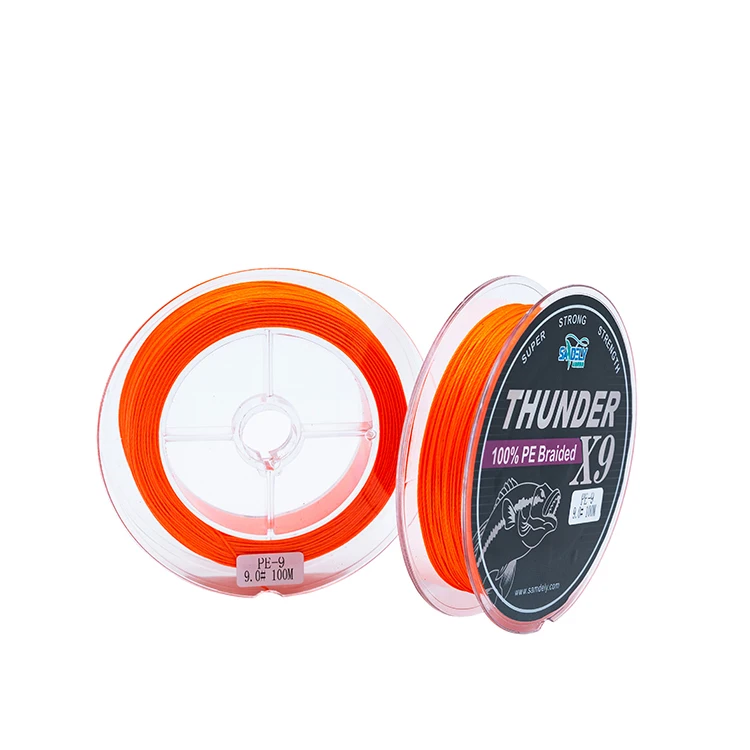 4X 10lb-100lb 100m Luminous line glows  Braided Fishing Line