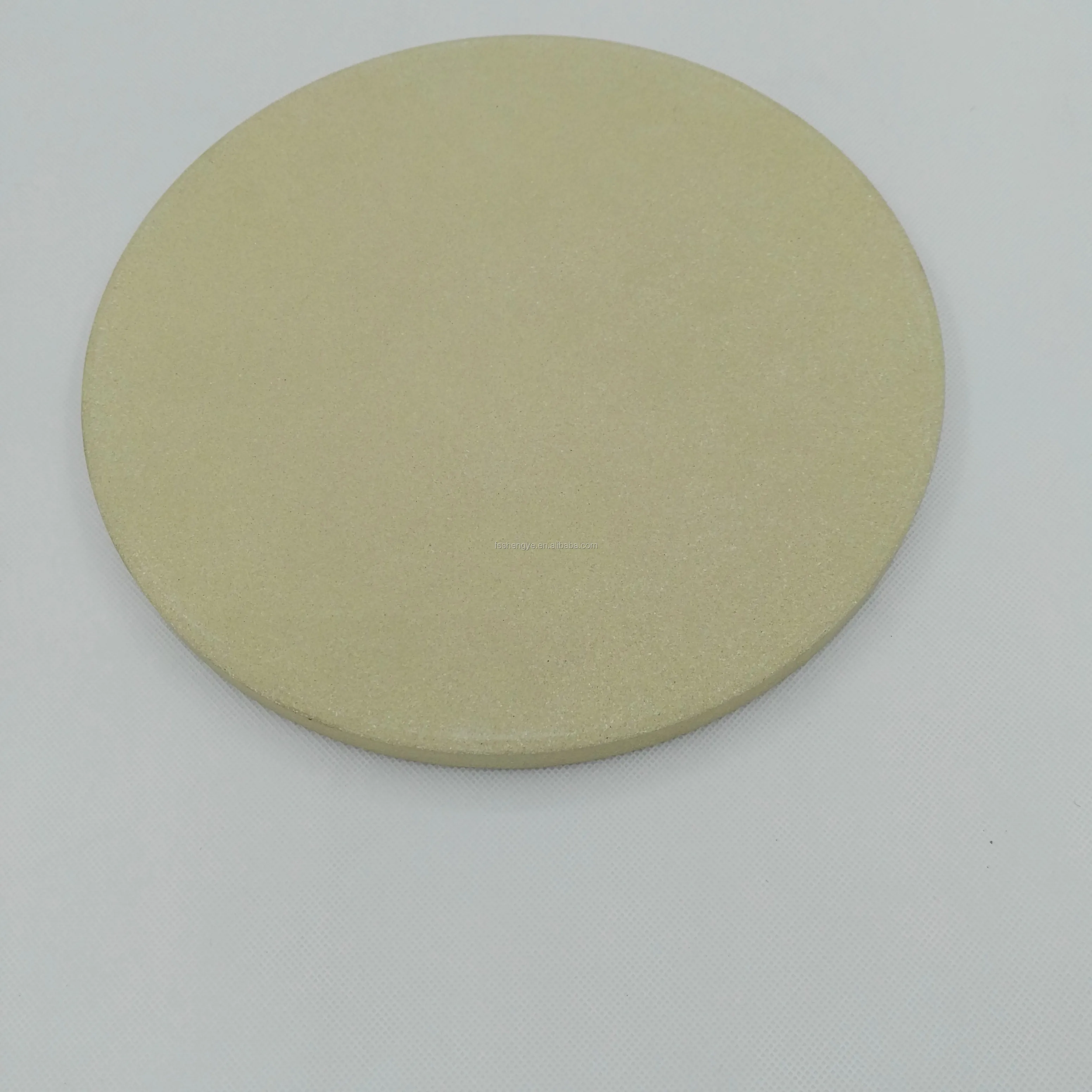Dia 26cm Round cordierite pizza stone with thickness 1.5cm for USA and Germany market
