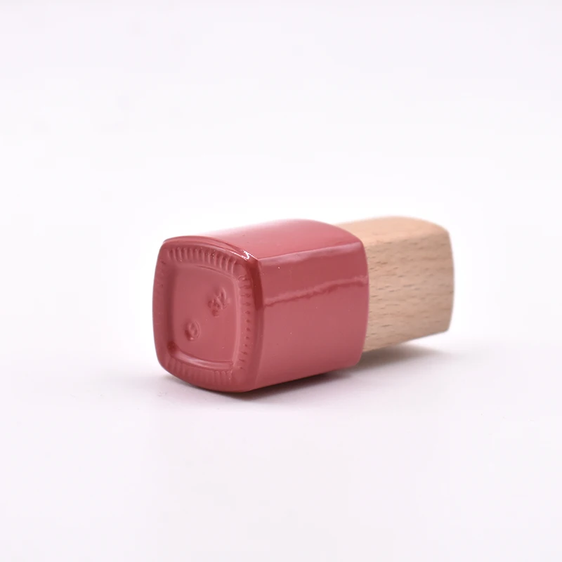 Custom High Quality Colorful Glass Empty Square Uv Gel Bottle Nail Polish