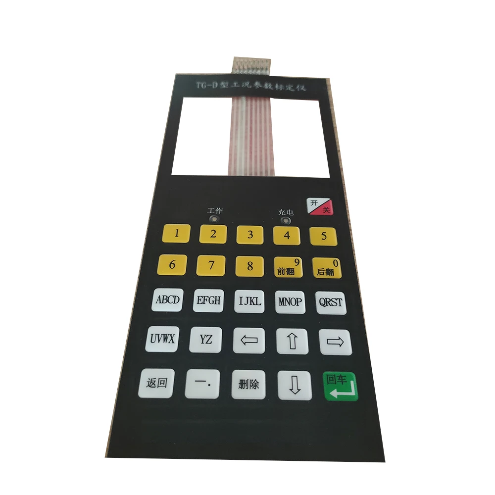 oem golden supplier switch membrane cover fuel dispenser keyboard