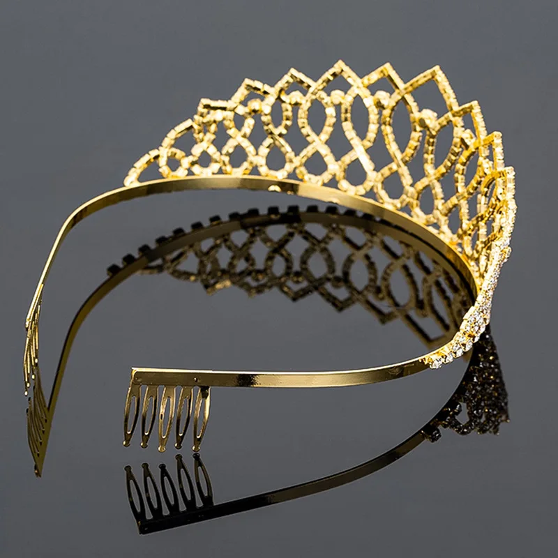 
Crystal Rhinestone Bejeweled Bridal Headdress Hair Accessories Wedding Hair Decoration Crown 