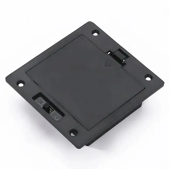 Embedded Base Installation 6V 4AA 4 AA Battery Holder Storage Box Battery Cell holder with cover switch