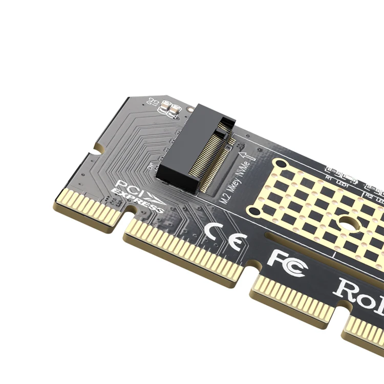 Hot Selling M.2 NVMe SSD M2 Adapter to PCIE 3x16 Converter Card with M Key Interface for 2230 2242 2260 2280 SSD