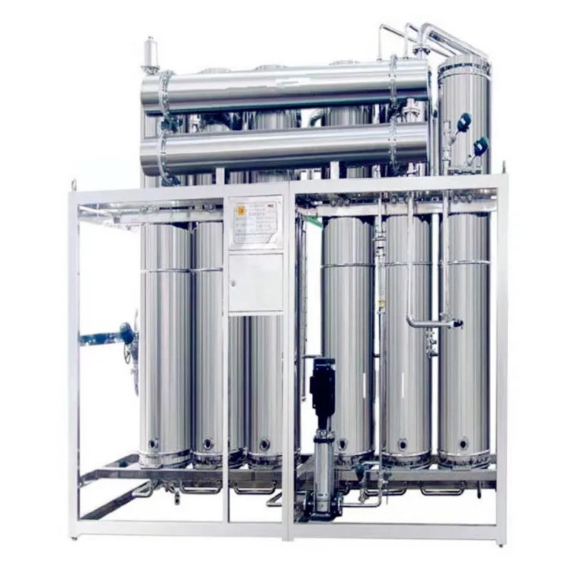 QIRUI  Multiple Plant Deionized Machine Energy Saving Wfi Water  Distilled Pure Water Machine