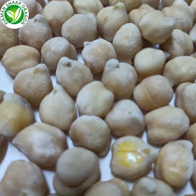 Organic Frozen Fresh Chickpeas Chick Peas Garbanzo beans with Freezing Freeze IQF Bulk Wholesale price