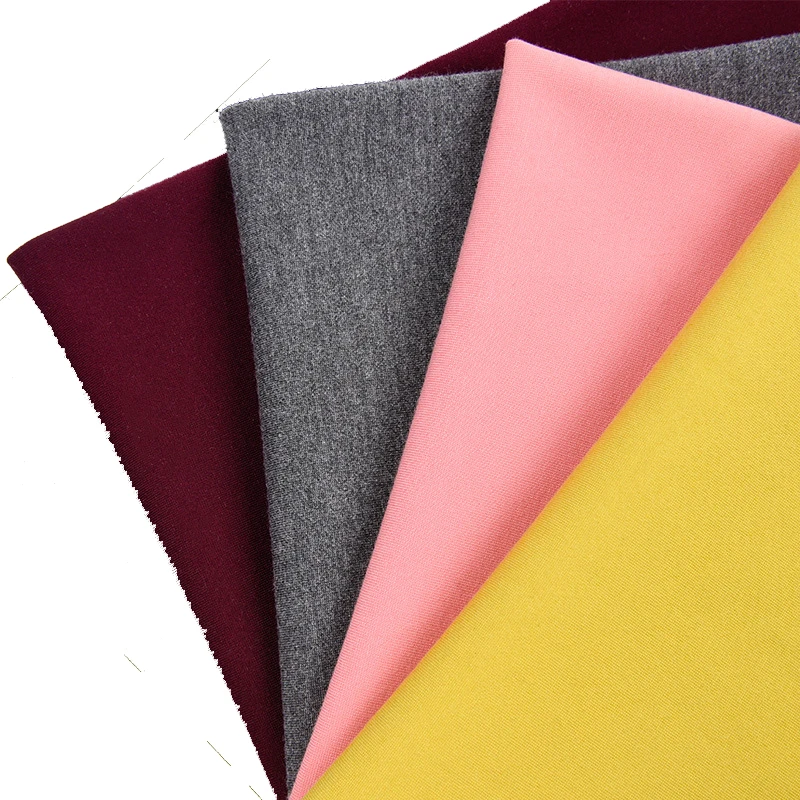 Trending Products 2022 New Arrivals Rayon Nylon Spandex Ponte De Roma Jersey Dyed Fabric NR Roma fabric for Autumn Winter Hoodie