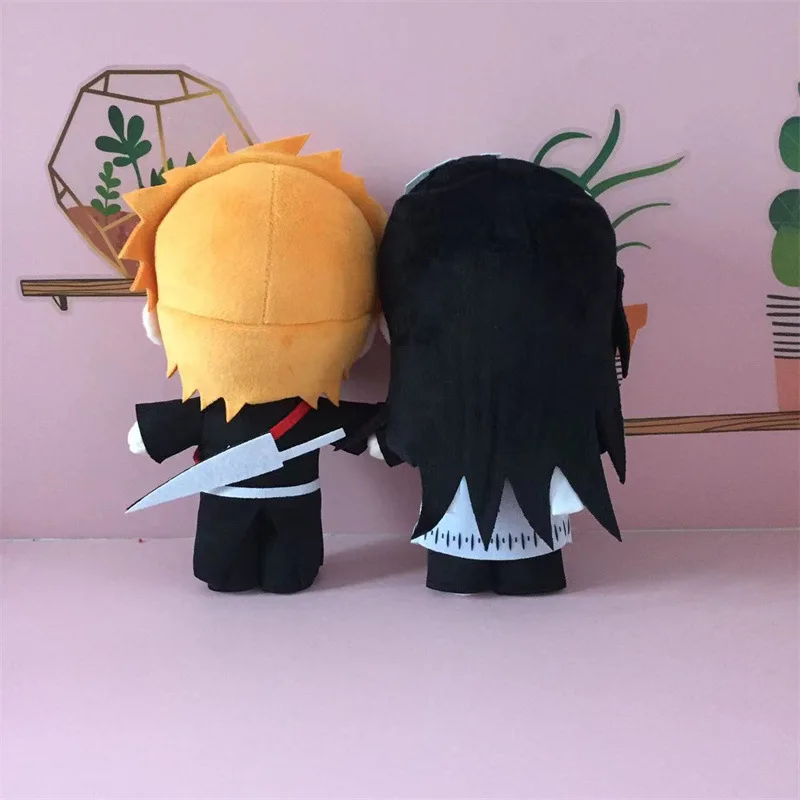 Cute BLEACH Plush Toy Ulquiorra Cifer Kuchiki Rukia Ichimaru Gin Anime Cosplay Plush Doll Toy 20cm Soft Stuffed Pillow Fans Gift