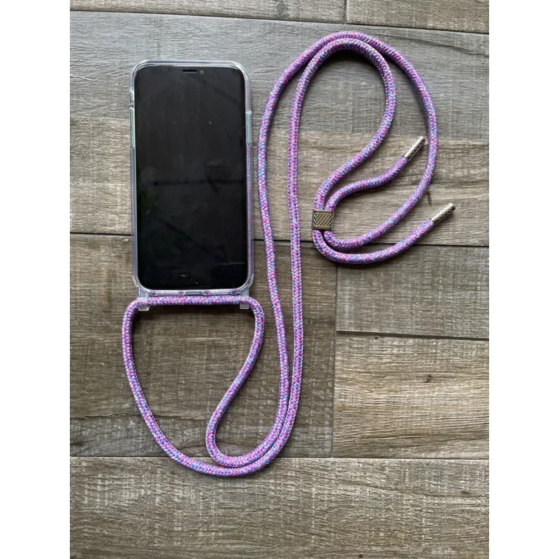 Clear Crossbody Phone Case Adjustable Lanyard Strap and Wallet Phone Case Designed for Phone 11