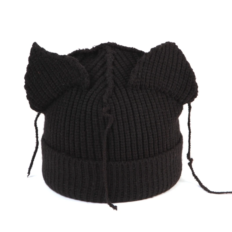 China factory wholesale new custom designer beanies baby cute modelling hat kids funny knitted beanies sold by