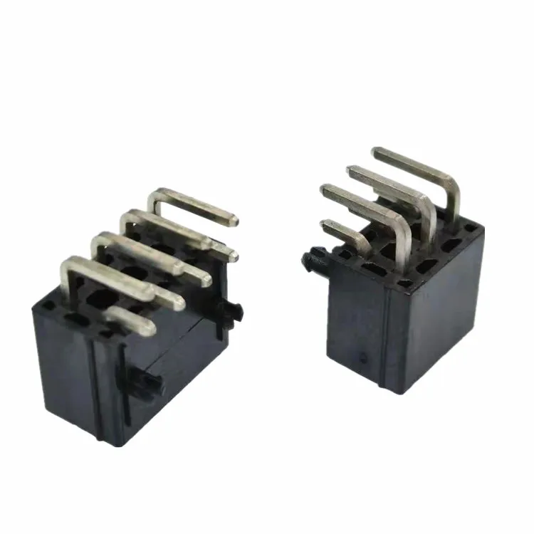 ATX Molex Connectors Black Color ATX Power WTB 2-24 Pin 4.2mm Pitch 90 Degree 2*4 Female 8 Pin PCI-E Connector