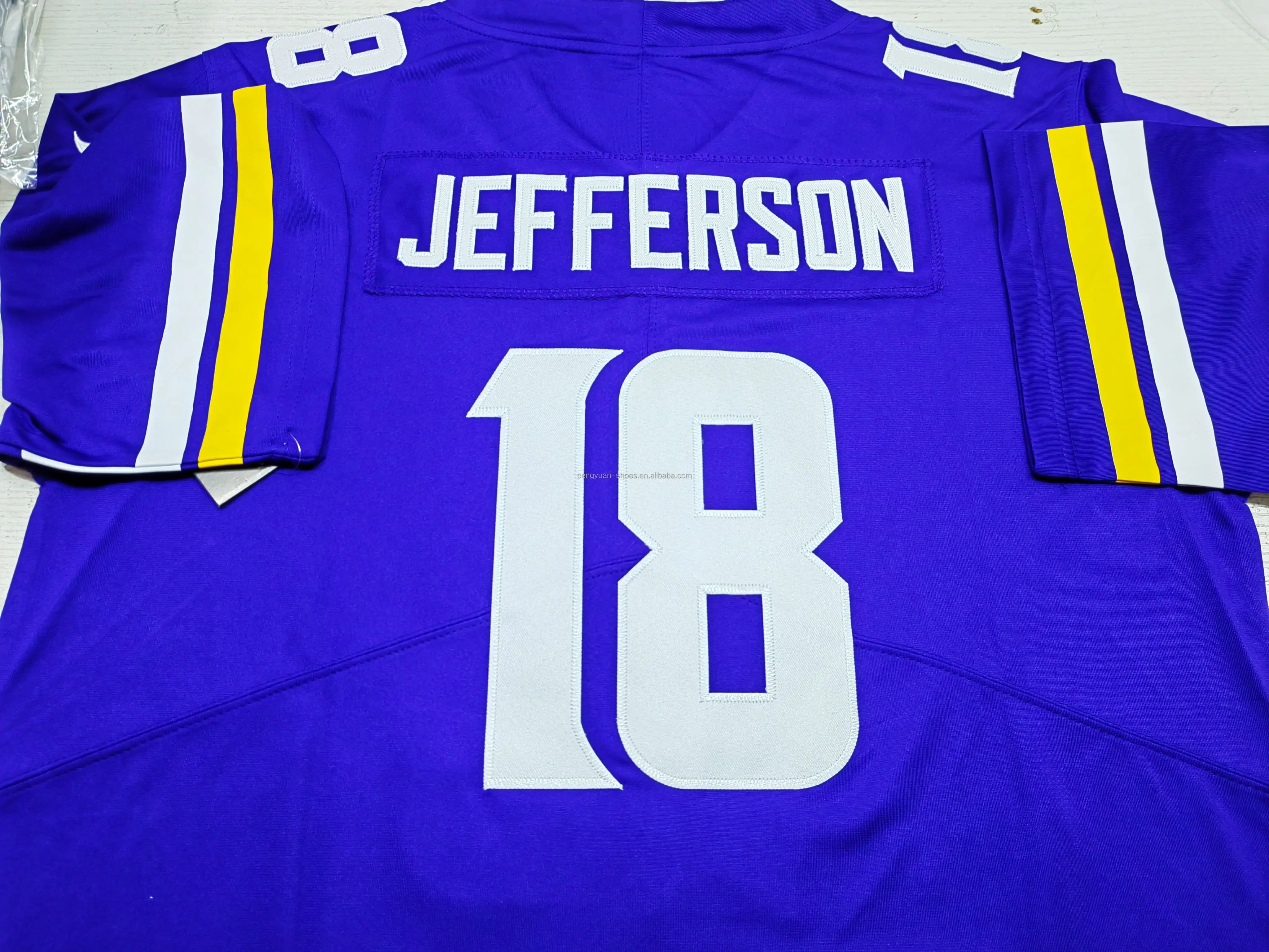 Best Quality #14 Sam Darnold #18 Justin Jefferson #43 Andrew Van Ginkel #9 J.J. McCarthy Stitched American Football Jersey
