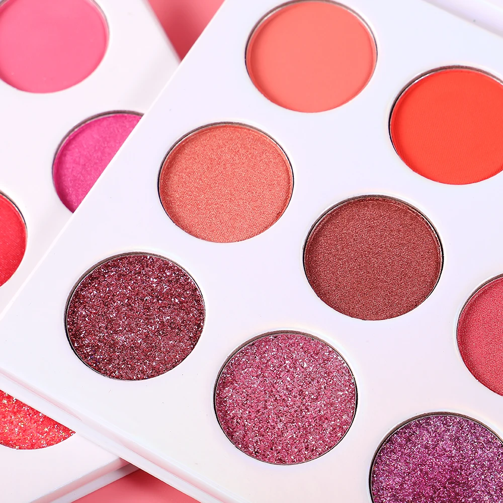 Wholesale Custom Eyeshadow Palette High Pigmented Vegan Cosmetics Private Label Makeup Diy Custom Eyeshadow Palette