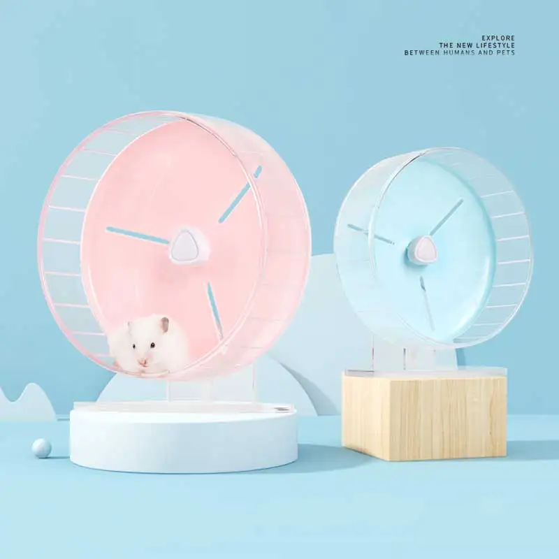 Hot Sale Silent Hamster Exercise Spinner Hamster Running Wheels With Adjustable Stand