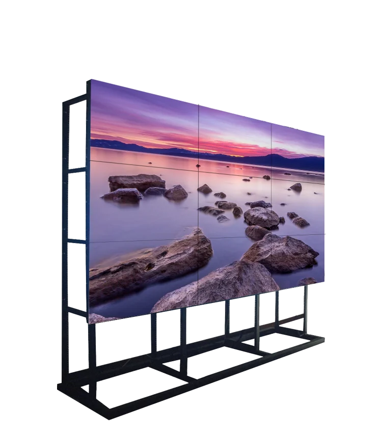 
55 дюймов 4k 4x4 кронштейн рекламный экран ЖК-дисплей 3x3 контроллер открытый видеостены 2x2 Крытый видеостены 