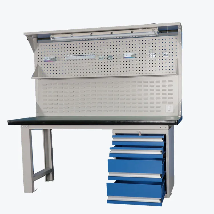 Heavy Duty Workbench Storage Industrial Tools Workbench With Hanging Plate Board