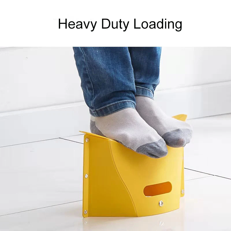 Portable Plastic Multi-Functional Folding Stool for Baby File Storage Basket & Folder Storage Fold Stool