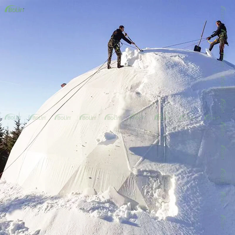 Outdoor 4 Season Event Tent Snowproof Waterproof Windproof Safety Steel Structure Dome Tent