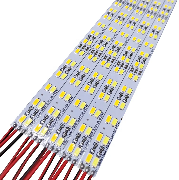 ip65 1m 100cm 5730 5630 double row dual color aluminum hard led strip rigids bar light