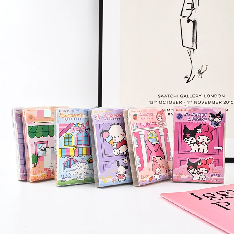 Оптовая Продажа оптовая продажа мультяшная Mymelody kuromi Тихая книга детская с бобами сделай сам игрушечная