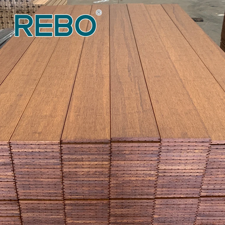 Высококачественная наружная бамбуковая облицовочная настенная панель