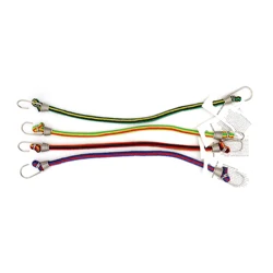 Manufacturer wholesale high elastic durable portable rubber and polyester woven bungee cord