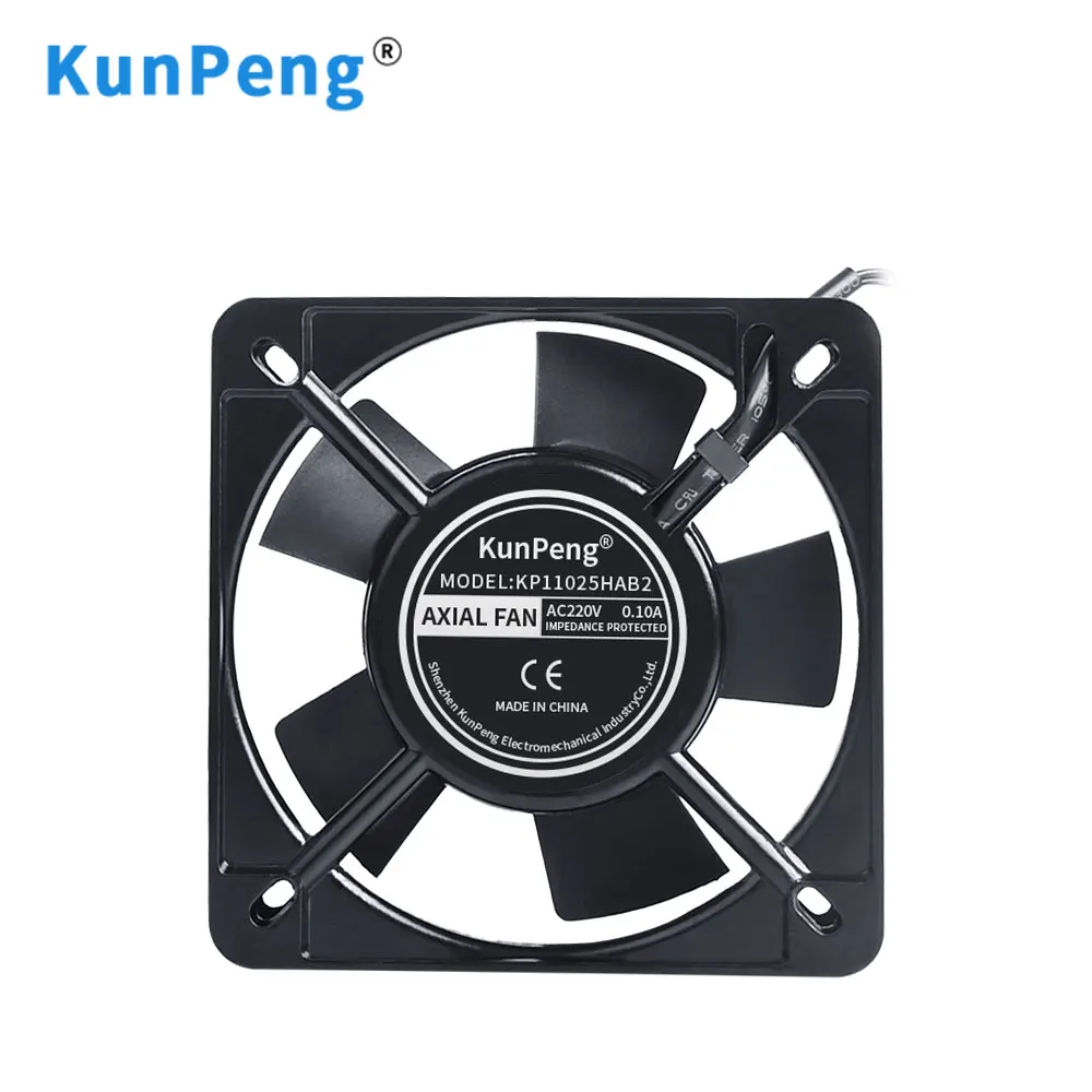 High quality Ball Bearing Cooling Fan 110x110x25mm 230V Waterproof Fans for CPU Drying Systems