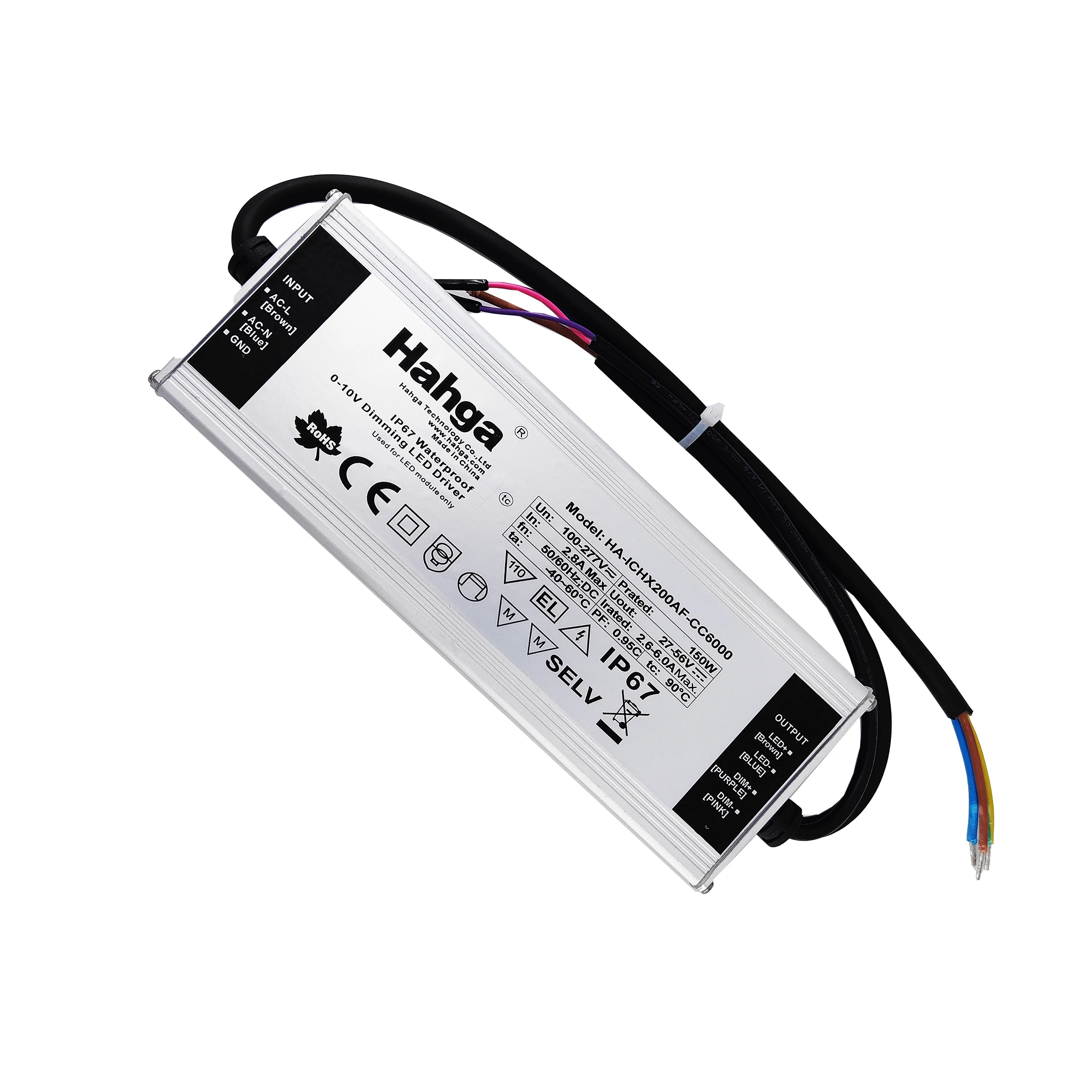 New Listing Cheapest Easy Power Supply Control 0/1-10V Dimmable Driver LED Dimmer IP67 waterproof outdoor use