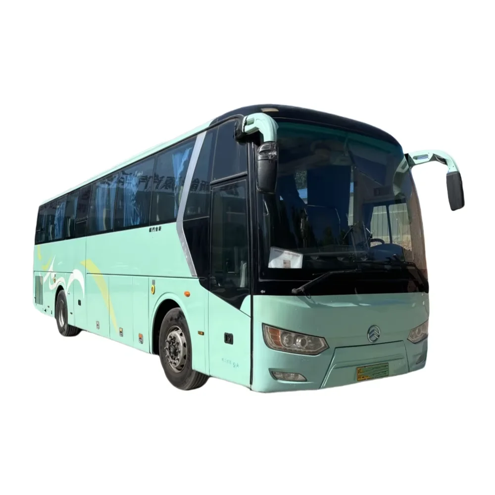 High quality Diesel-electric Hybrid Buses Jinlv Luxury Interior Model 51 Seats Diesel Power Coaches Used Bus For Export