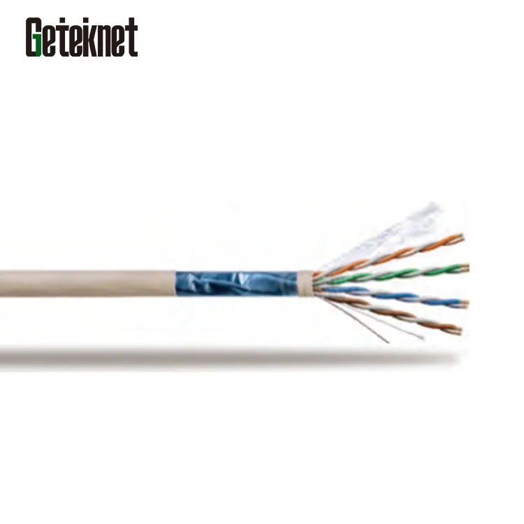 GETEKnet OEM OFC pure Copper 100% cat5e cat6a cat 6 cable foshan NINGBO sftp network cable 500m 100 pair cat6 cable