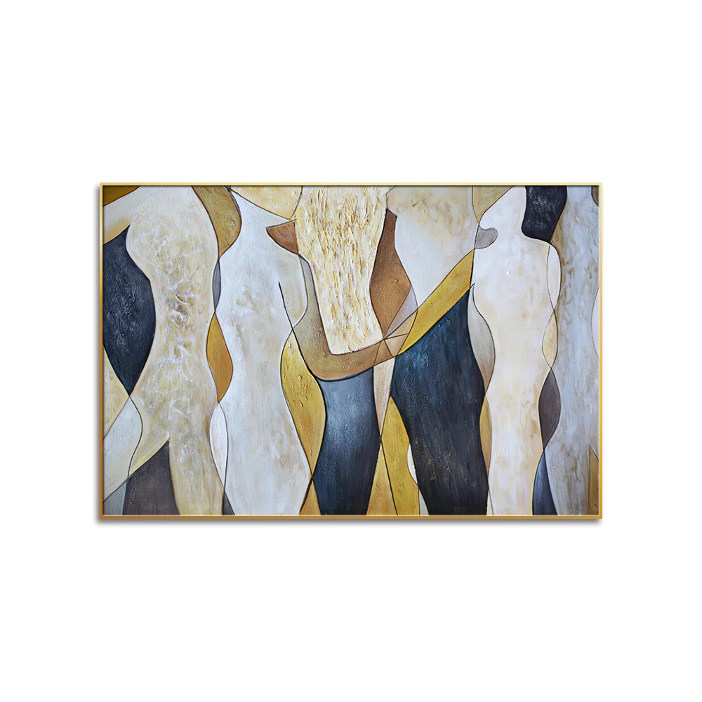 Original hand-painted oil painting abstract modern simple large decorative painting personality fashion art hanging painting