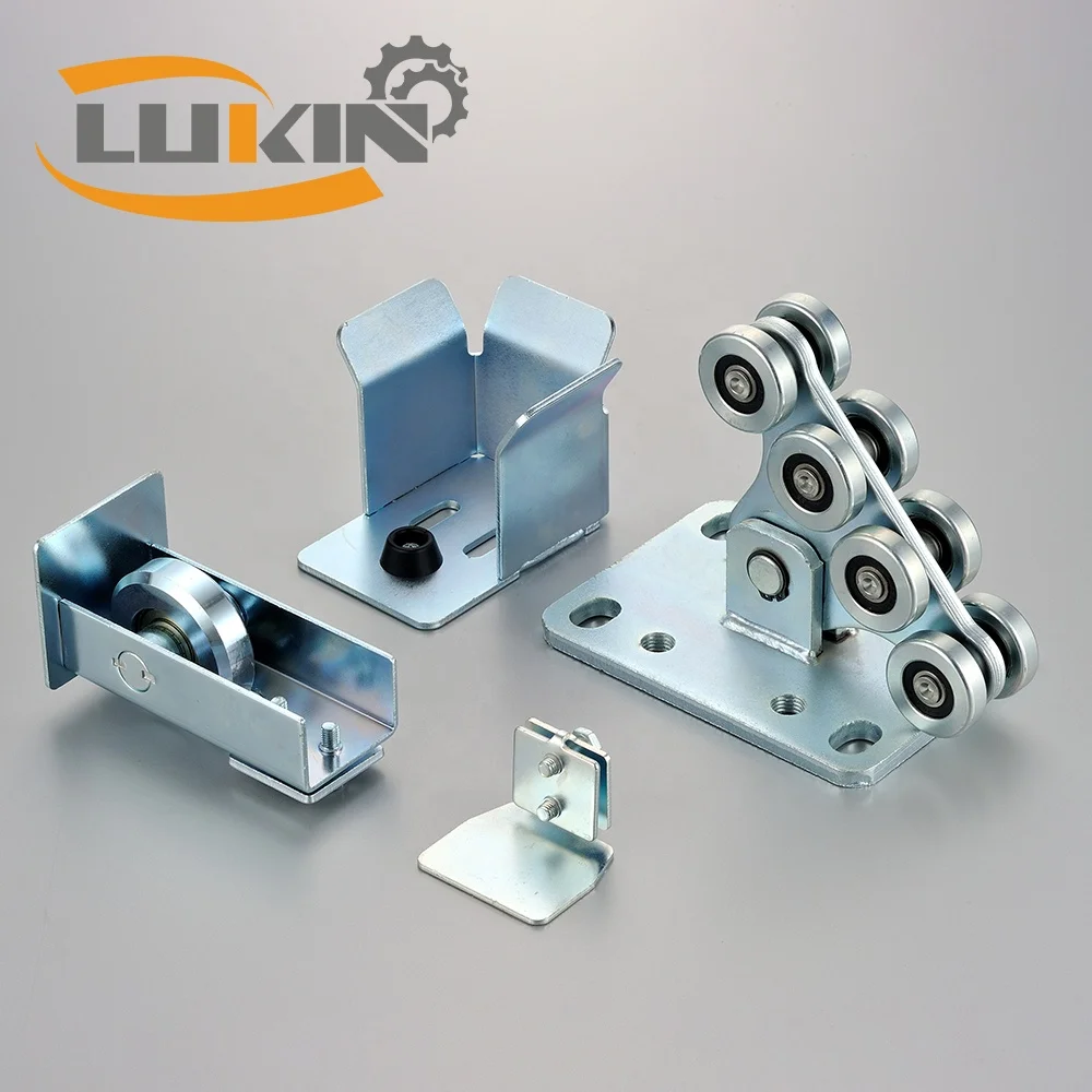 Selling reasonable price cantilever gate wheel with 8 rollers carriage for 70x60 profile