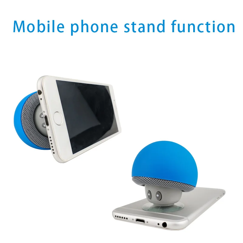 Mini Small Mushroom Outdoor Blue Tooth Speaker Amplifier Custom OEM Good Music Portable Bluetooth Wireless Speaker