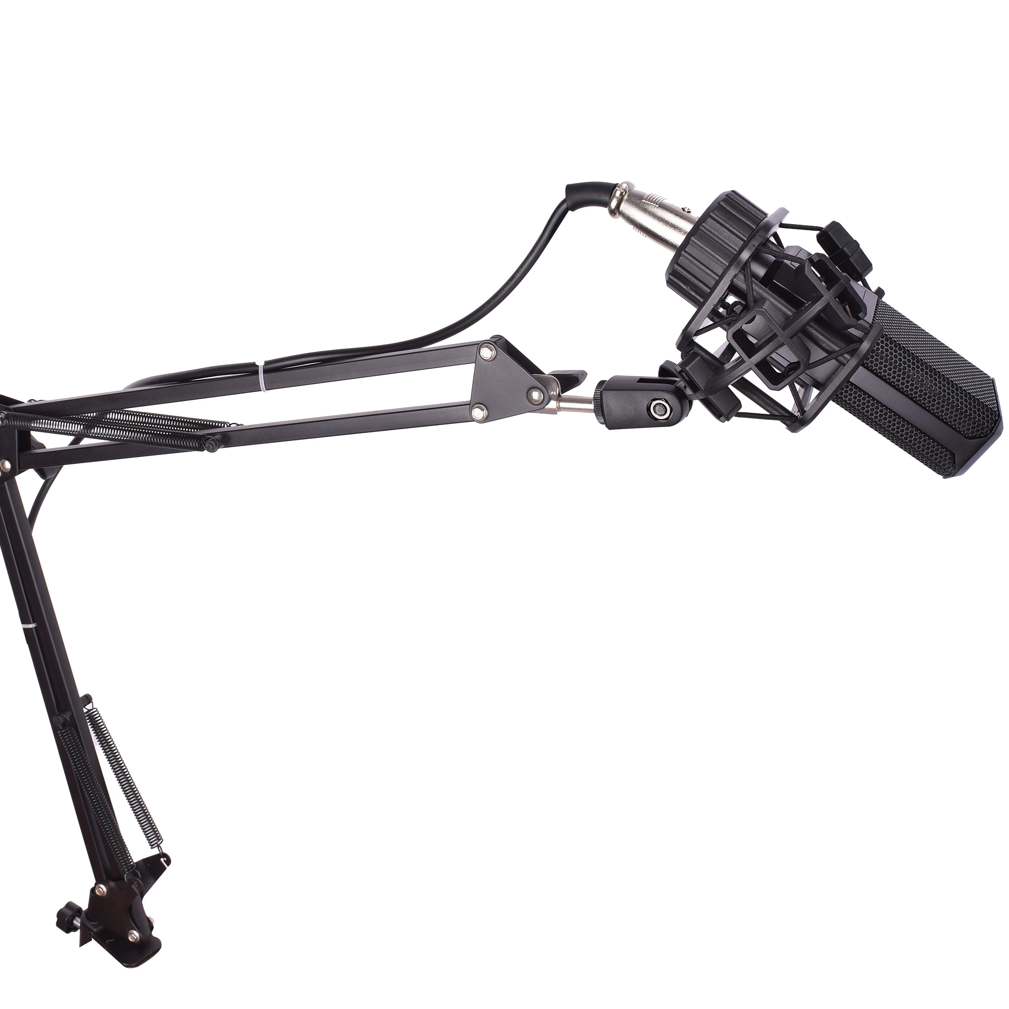 G-8 Sound Card Broadcast Microphone  Condenser Microphone computer use 5V with shock mount