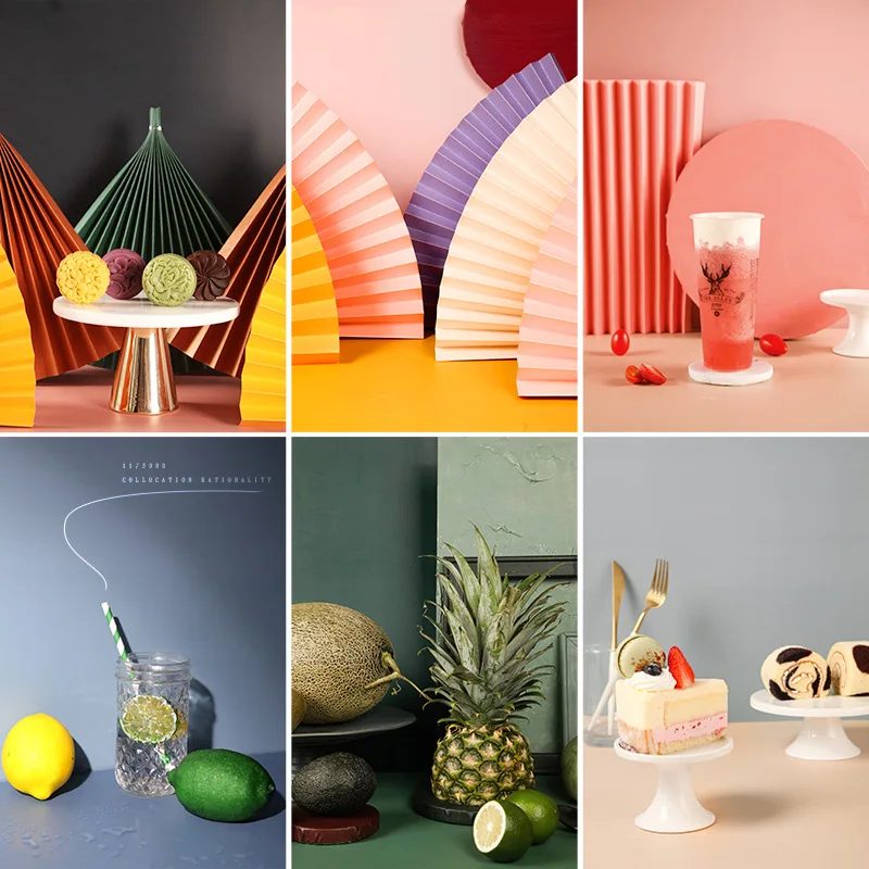 57x87 см сплошной цвет ПВХ фон двусторонний водонепроницаемый фотография бумажный для фото реквизит студия аксессуары