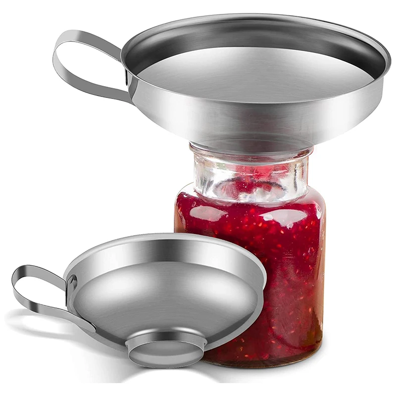 Kitchen Gadgets Stainless Steel Canning Funnel, Wide Mouth Funnel Canning, Canning Funnel