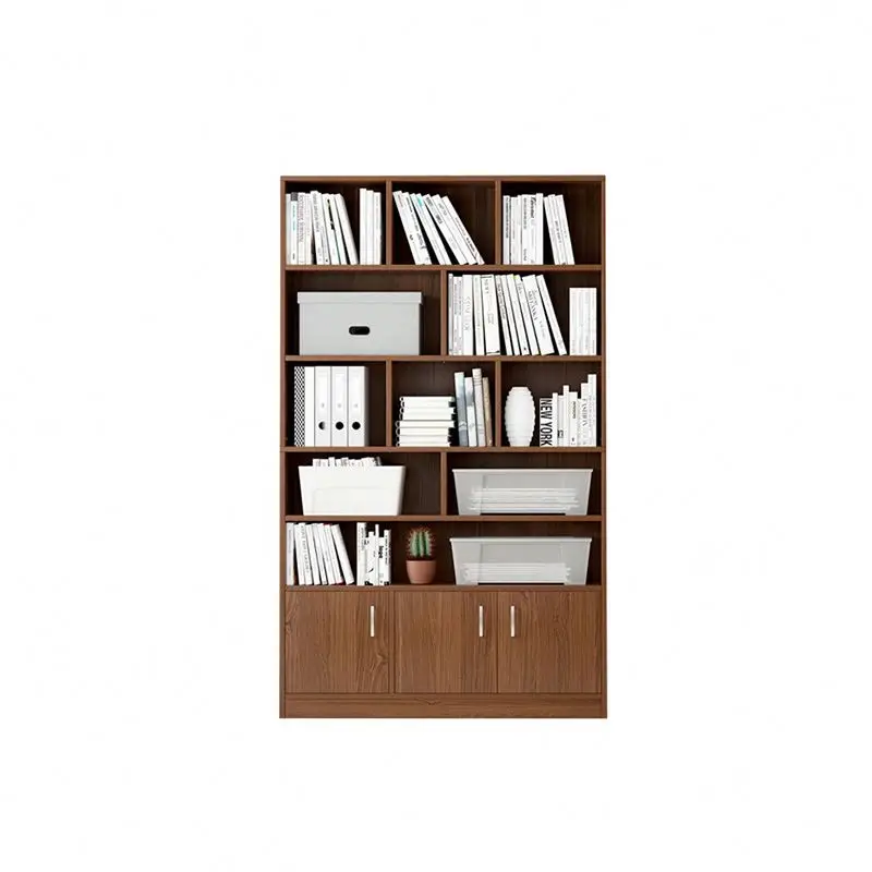 Оптовая продажа, современный минималистичный дизайн, деревянная Современная книжная полка из МДФ